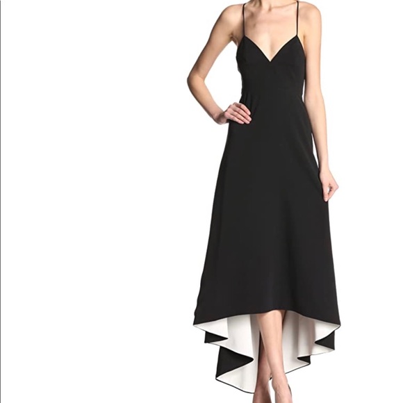 Jill Stuart Dresses & Skirts - Jill Stuart Two Ply Cami Tie Back Hi Low Dress
